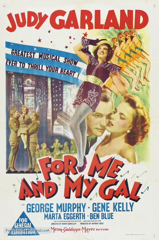 For Me and My Gal - Australian Movie Poster