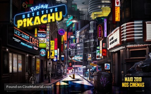 Pok&eacute;mon: Detective Pikachu - Portuguese Movie Poster