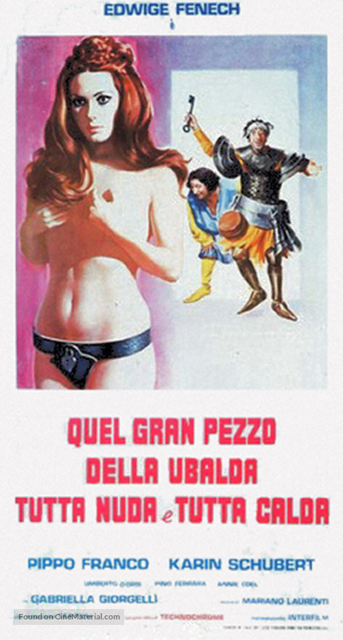 Quel gran pezzo dell&#039;Ubalda tutta nuda e tutta calda - Italian Theatrical movie poster