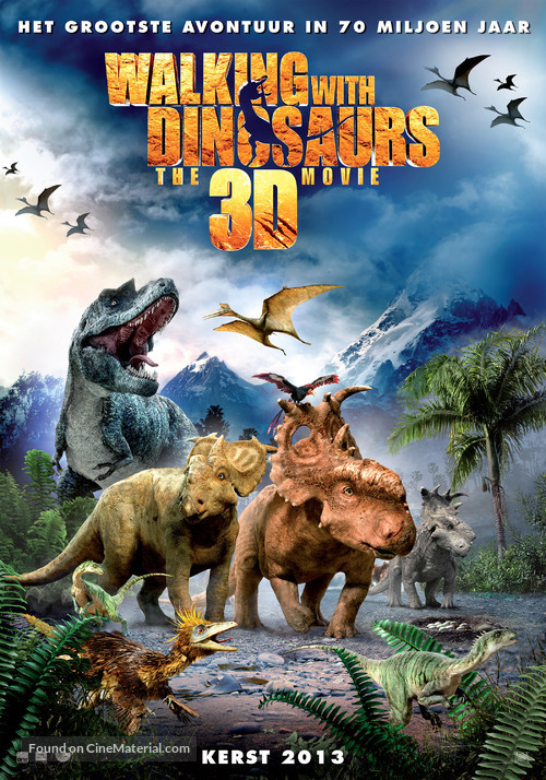 Walking with Dinosaurs 3D - Dutch Movie Poster