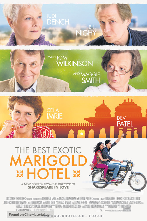 The Best Exotic Marigold Hotel - Swiss Movie Poster