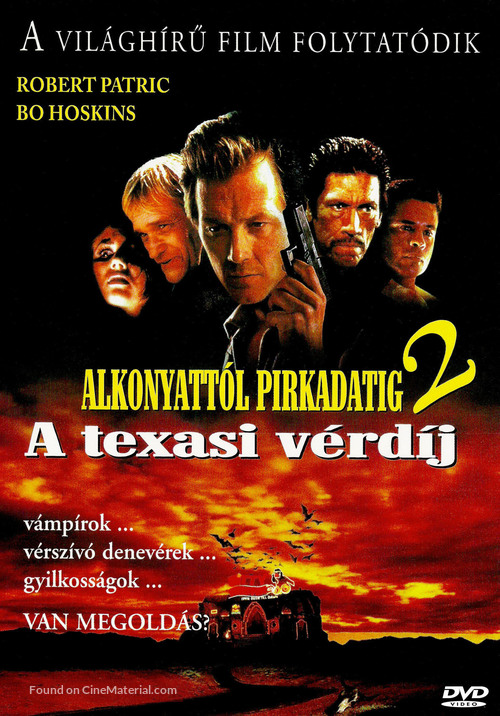 From Dusk Till Dawn 2: Texas Blood Money - Hungarian DVD movie cover