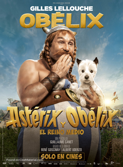 Ast&eacute;rix &amp; Ob&eacute;lix: L&#039;Empire du Milieu - Spanish Movie Poster