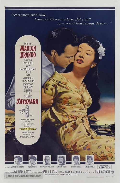 Sayonara - Movie Poster