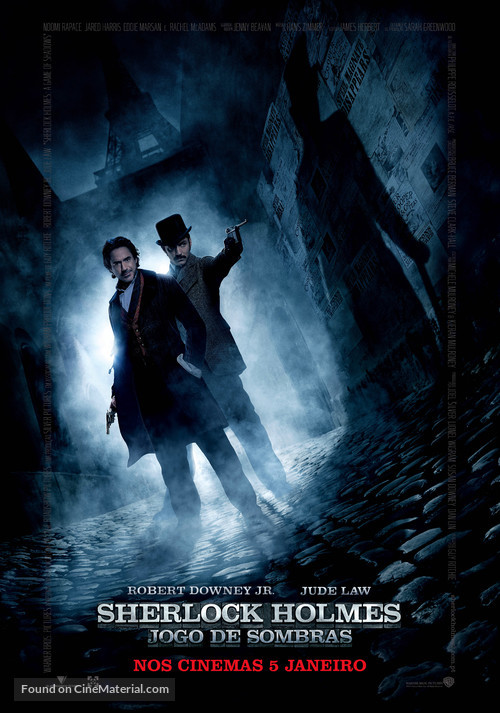 Sherlock Holmes: A Game of Shadows - Portuguese Movie Poster