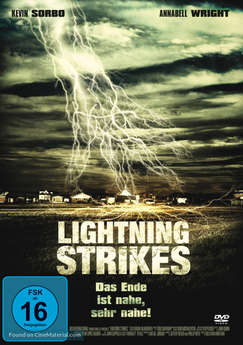 Lightning Strikes - German DVD movie cover