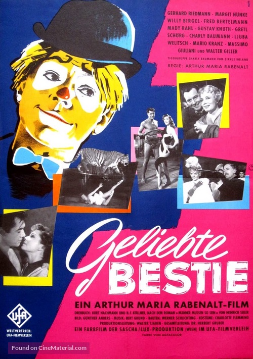 Geliebte Bestie - German Movie Poster