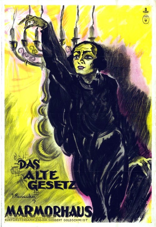 Das alte Gesetz - German Movie Poster