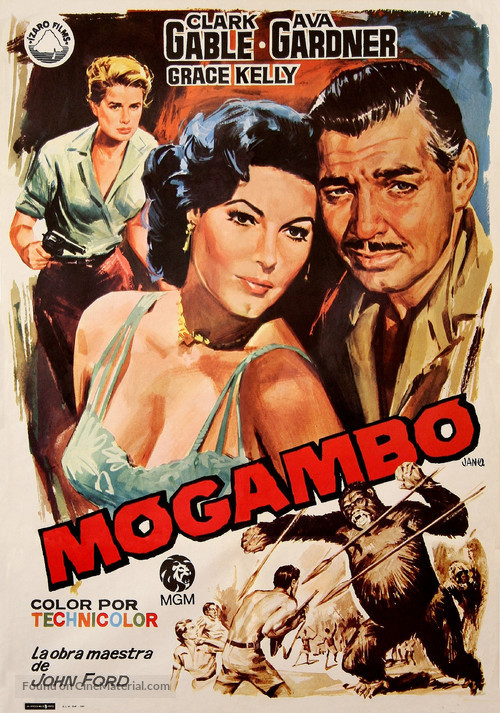 Mogambo - Spanish Movie Poster