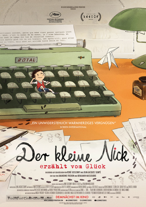 Le Petit Nicolas - Qu&#039;est-ce qu&#039;on attend pour &ecirc;tre heureux ? - German Movie Poster