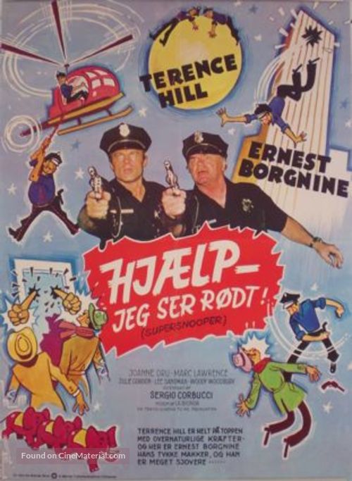 Poliziotto superpi&ugrave; - Danish Movie Poster