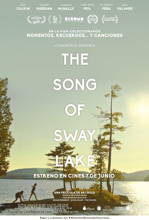 The Song of Sway Lake - Spanish Movie Poster