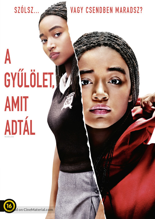 The Hate U Give - Hungarian DVD movie cover