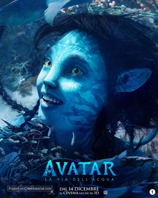 Avatar: The Way of Water - Italian Movie Poster