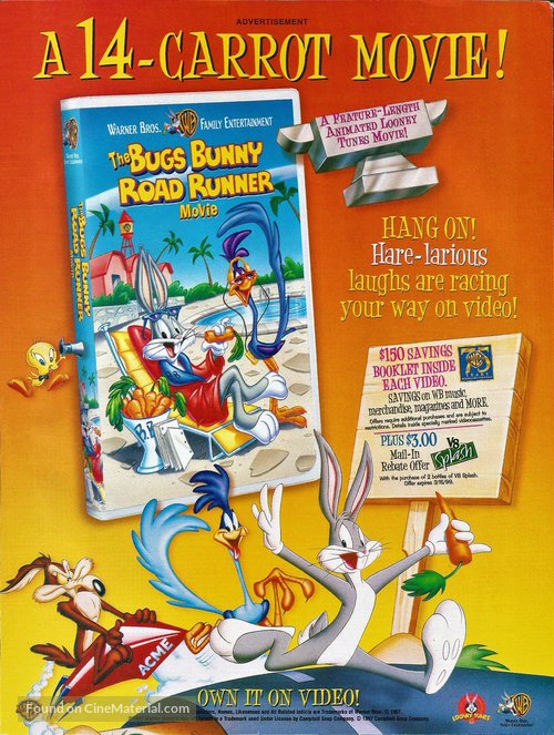 The Bugs Bunny/Road-Runner Movie - Video release movie poster