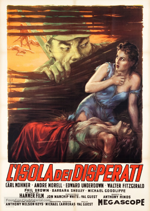 The Camp on Blood Island - Italian Movie Poster