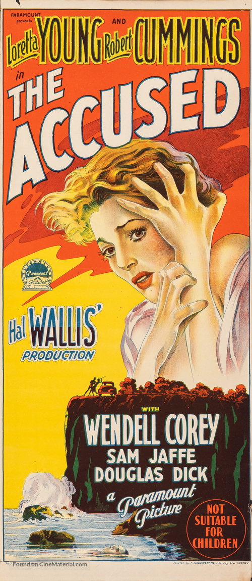 The Accused - Australian Movie Poster
