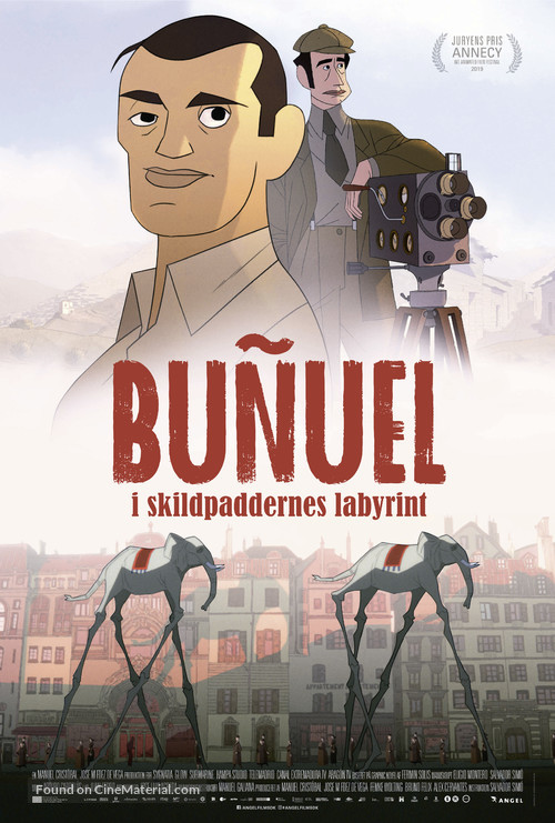 Bu&ntilde;uel en el laberinto de las tortugas - Danish Movie Poster