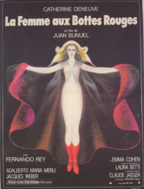 La femme aux bottes rouges - French Movie Poster