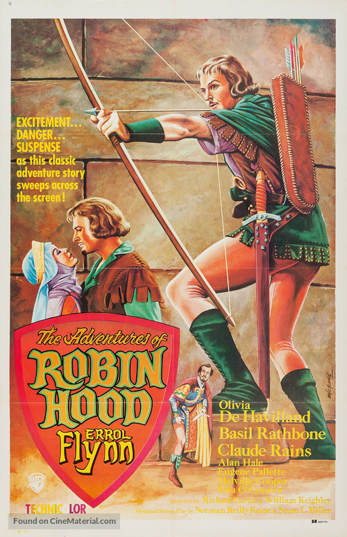 The Adventures of Robin Hood - Colombian Movie Poster