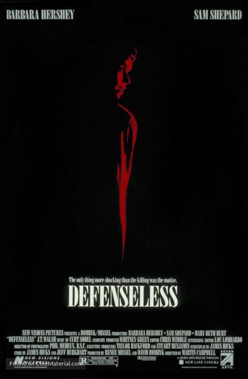 Defenseless - Canadian Movie Poster