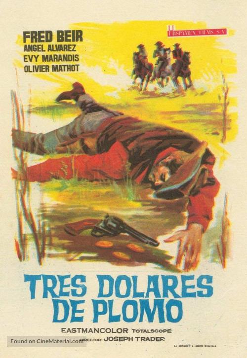 Tres d&oacute;lares de plomo - Spanish Movie Poster