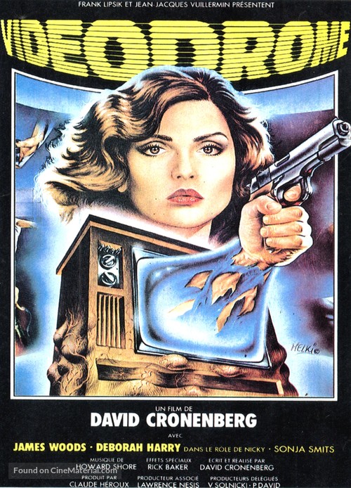 Videodrome - French Movie Poster