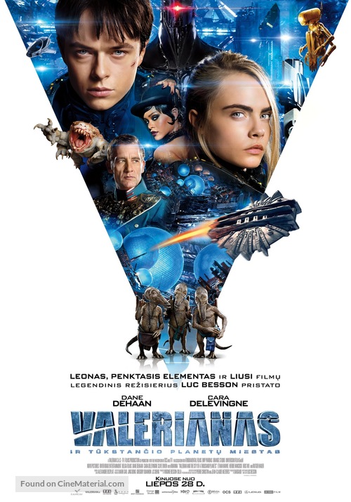 Valerian and the City of a Thousand Planets - Lithuanian Movie Poster