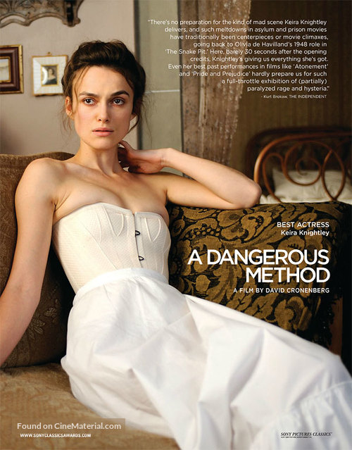 A Dangerous Method - For your consideration movie poster