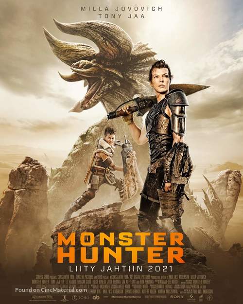 Monster Hunter - Finnish Movie Poster