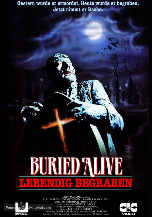 Buried Alive - German Movie Cover
