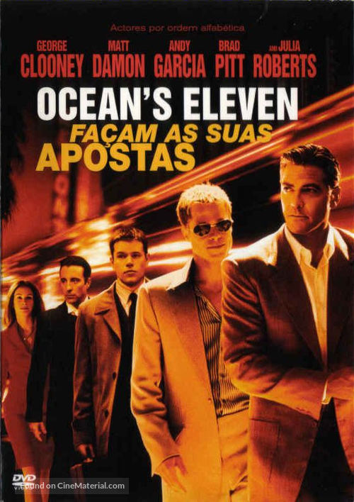 Ocean&#039;s Eleven - Portuguese DVD movie cover