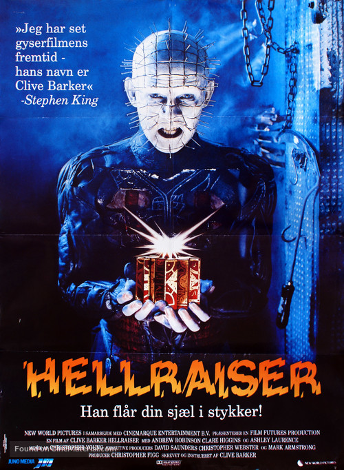 Hellraiser - Danish Movie Poster