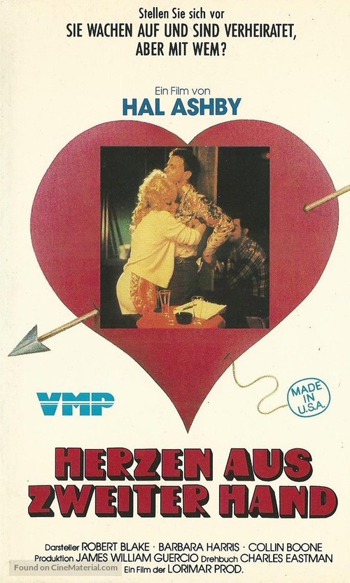 Second-Hand Hearts - German VHS movie cover