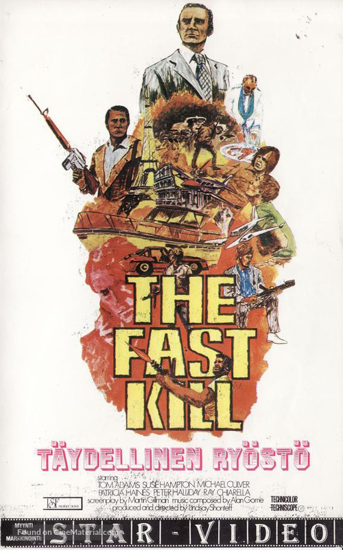 The Fast Kill - Finnish VHS movie cover