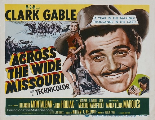 Across the Wide Missouri - Movie Poster