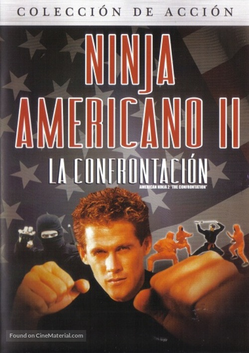 American Ninja 2: The Confrontation - Mexican DVD movie cover