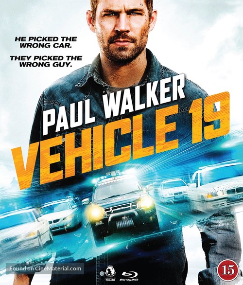 Vehicle 19 - Danish Blu-Ray movie cover