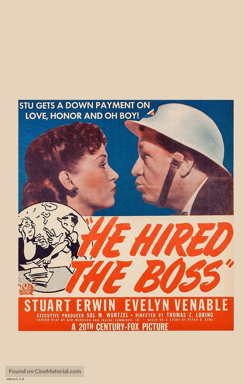 He Hired the Boss - Movie Poster