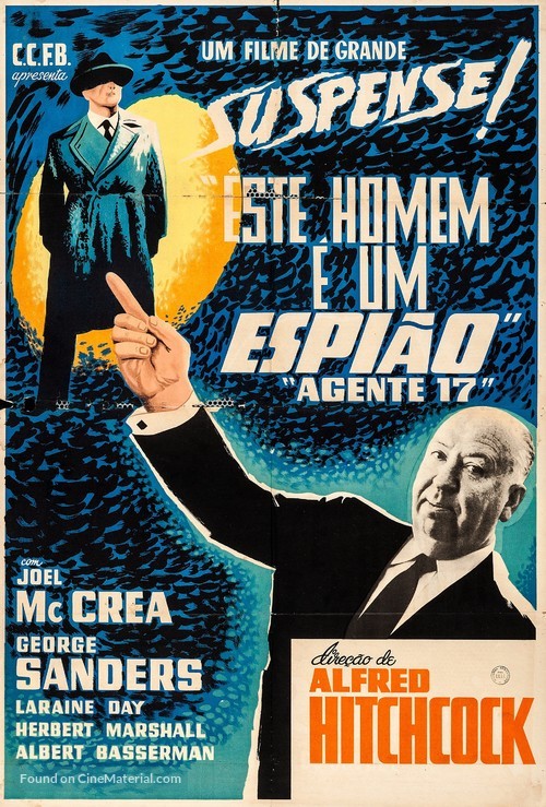 Foreign Correspondent - Brazilian Movie Poster
