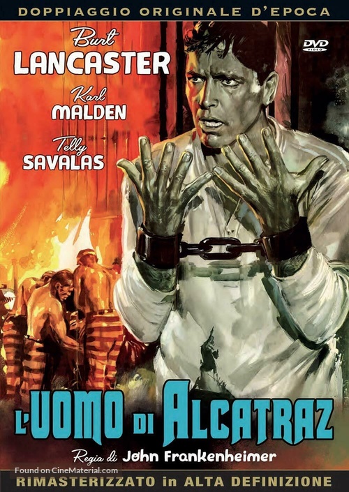 Birdman of Alcatraz - Italian DVD movie cover