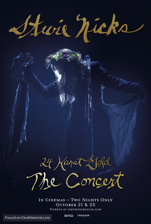 Stevie Nicks 24 Karat Gold the Concert - British Movie Poster