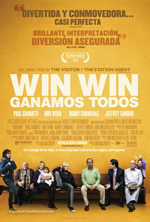 Win Win - Spanish Movie Poster