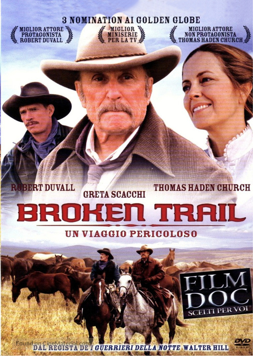 &quot;Broken Trail&quot; - Italian DVD movie cover