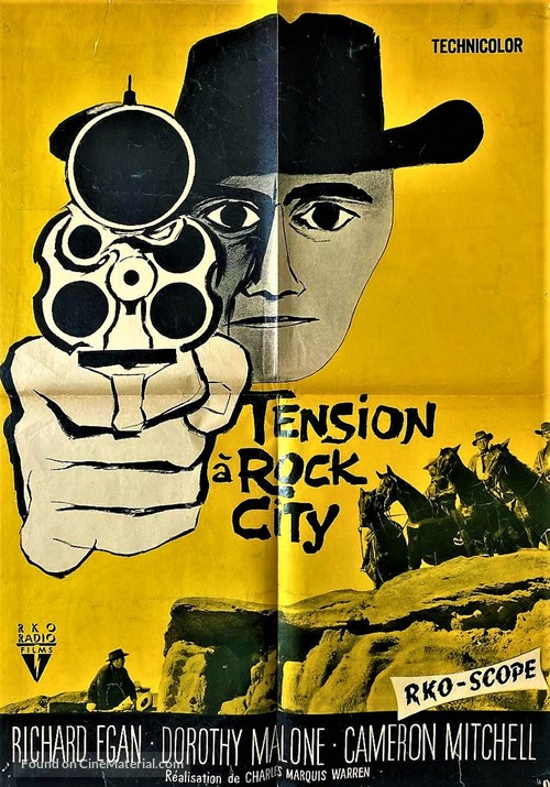 Tension at Table Rock - French Movie Poster
