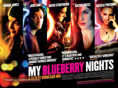 My Blueberry Nights - British Movie Poster