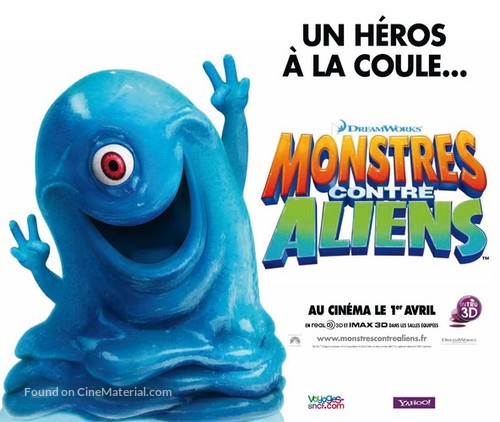 Monsters vs. Aliens - French Movie Poster