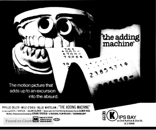 The Adding Machine - poster