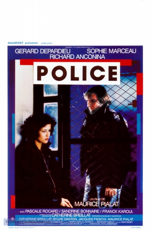 Police - Belgian Movie Poster