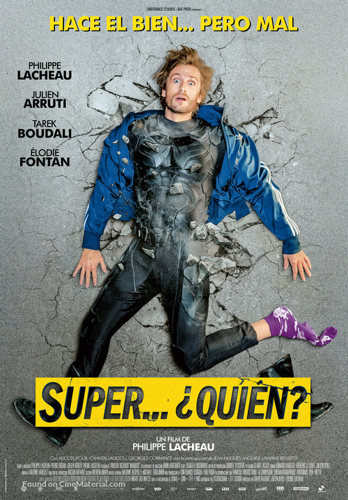 Super-h&eacute;ros malgr&eacute; lui - Spanish Movie Poster